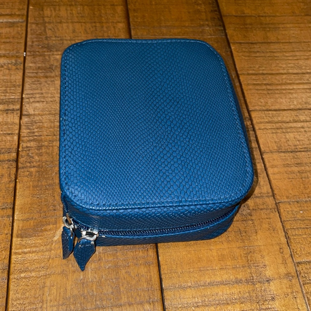 Trish McEvoy Dark Blue Snakeskin Planner